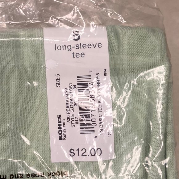 NWT Jumping Beans Girls' Size 5 Bundle - LS Shirts + Hoodie - Picture 9 of 9